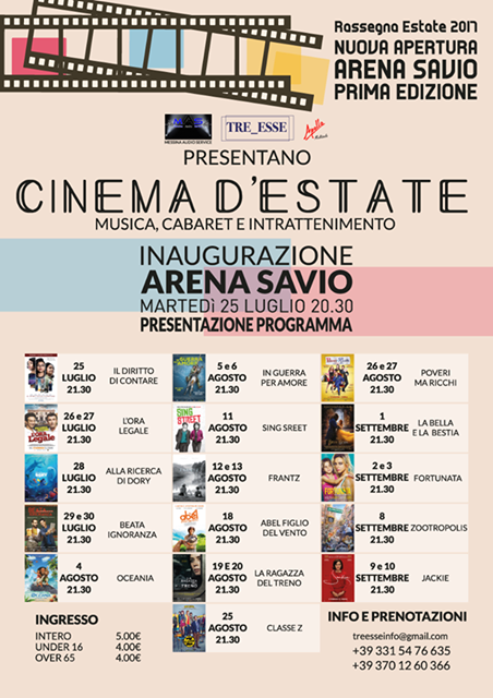 Cinema d’estate, torna rassegna "stellata" al San Domenico Savio dal 25 luglio