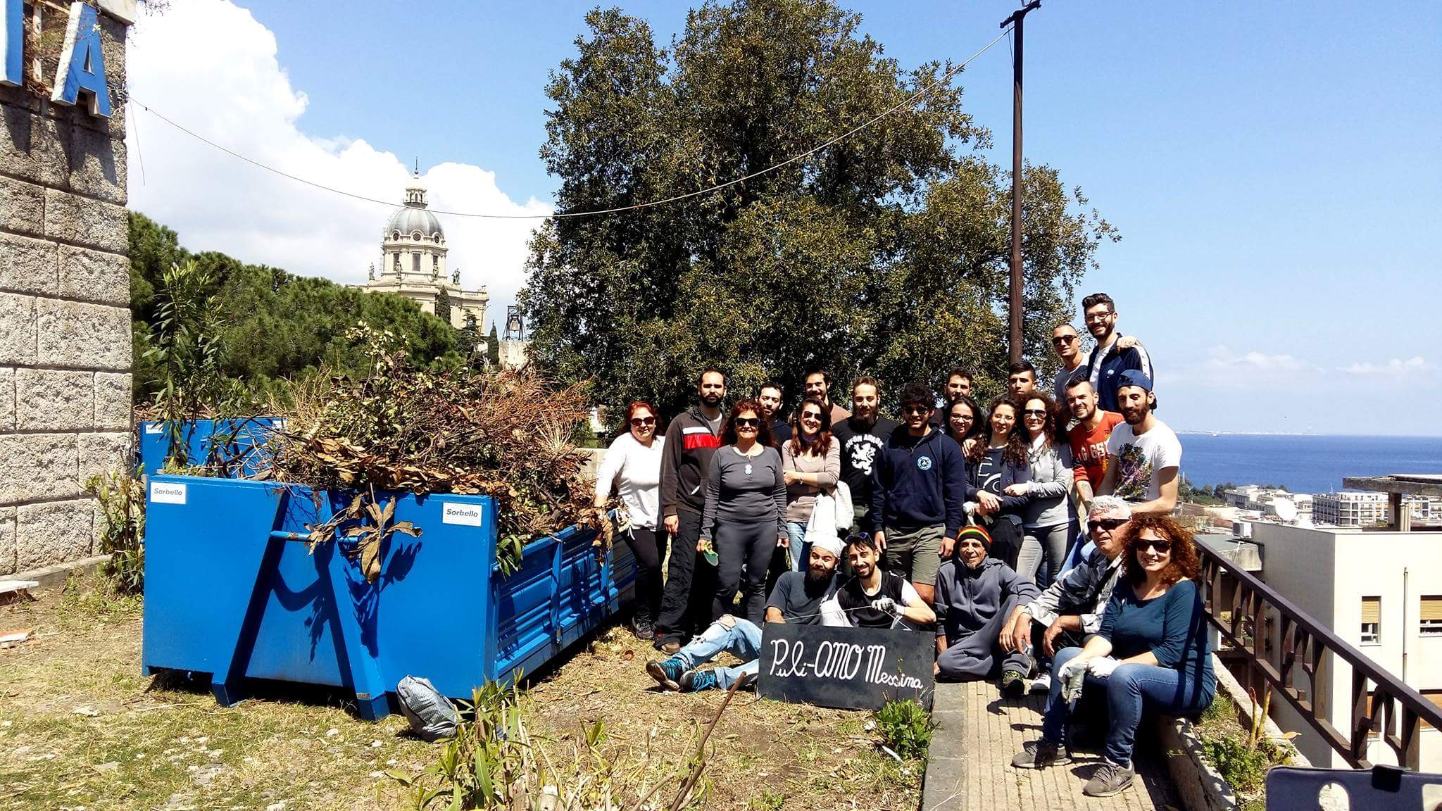 Il Giardino di Montalto torna al suo antico splendore, festa di Puli-amo Messina