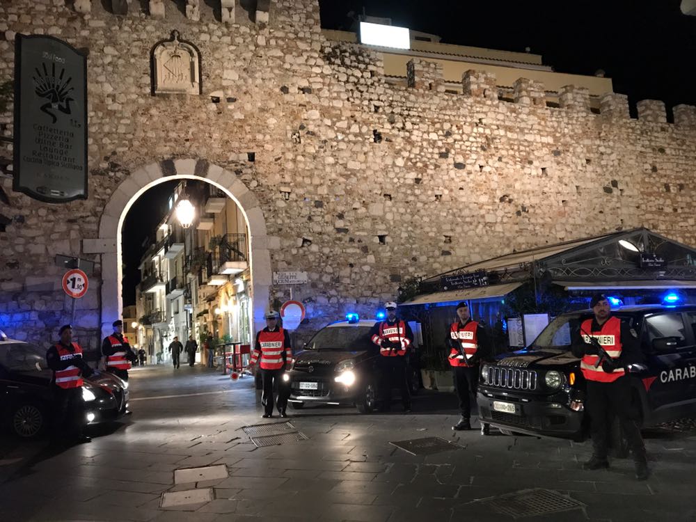 G7 Pari opportunità di Taormina, in campo 400 carabinieri e reparti speciali