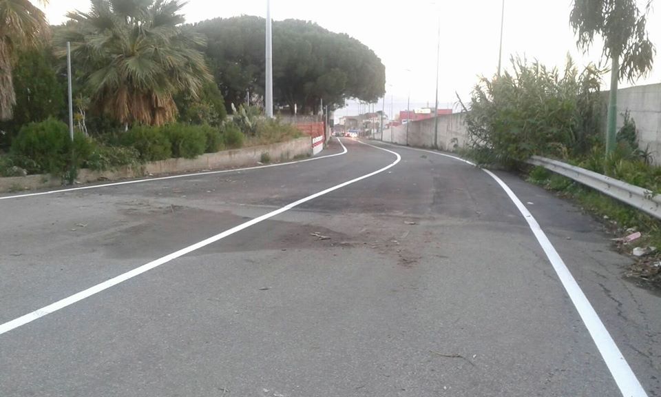 Aperta strada arginale viale San Filippo, collaudo rampa di accelerazione tarda ad arrivare