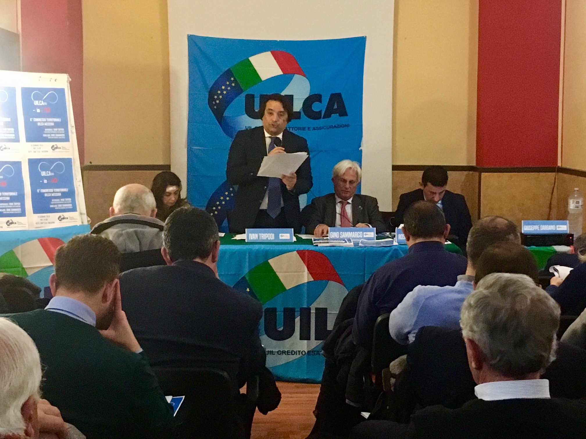 Ivan Tripodi eletto all'unanimità segretario UILCA Messina