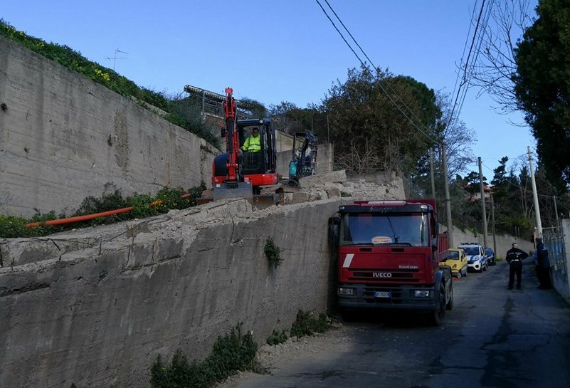 Verdiglione: "Dopo sette anni la messa in sicurezza del muro di Larderia"