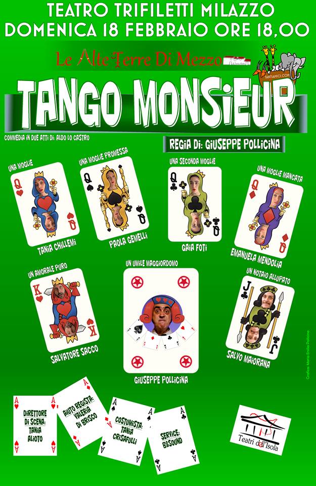 Al Teatro Trifiletti arriva Tango Monsieur, una commedia tutta da giocare