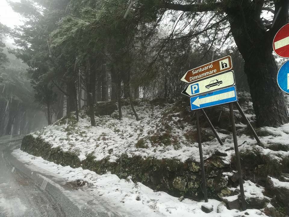 Dinnammare, Messina si tinge di bianco