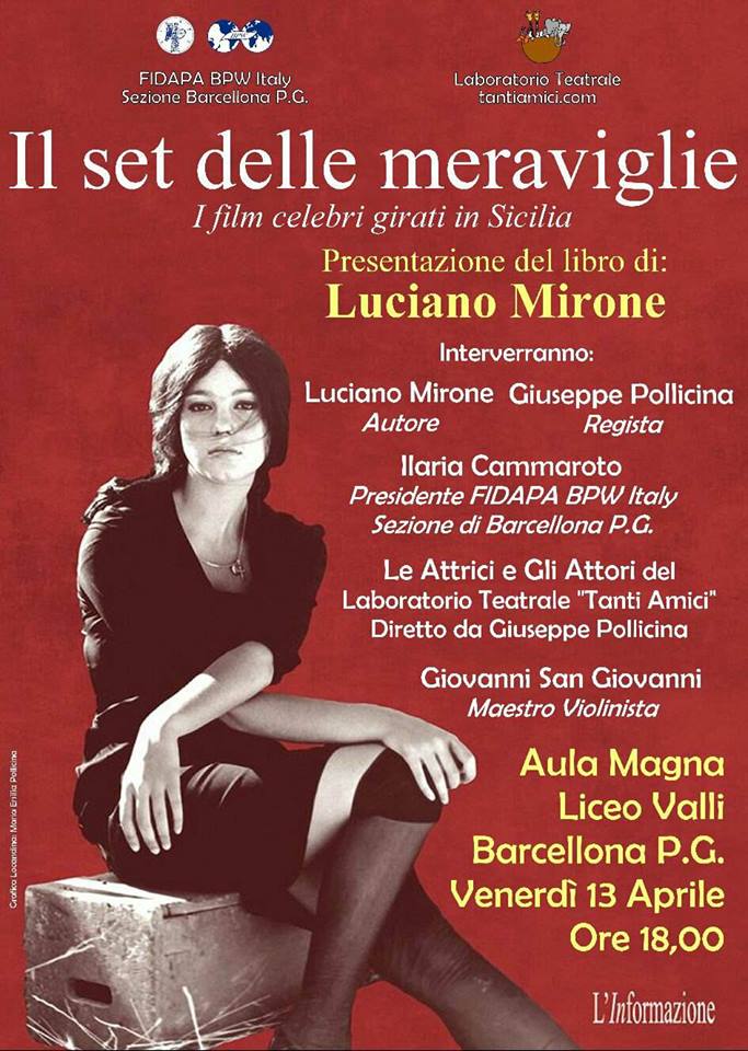 Presentazione volume Il set delle meraviglie di Luciano Mirone