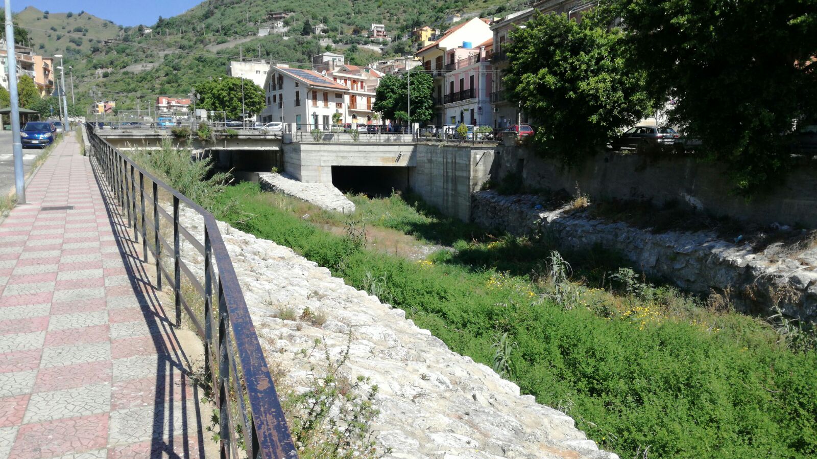 Giampilieri: torrente ricoperto dalle erbacce, la prevenzione latita