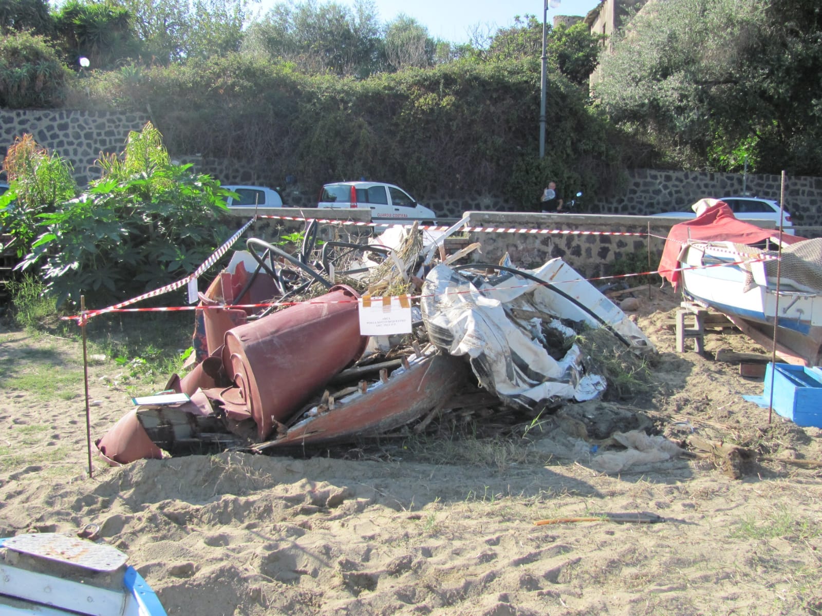 Giardini, discarica abusiva sequestrata dalla Guardia costiera