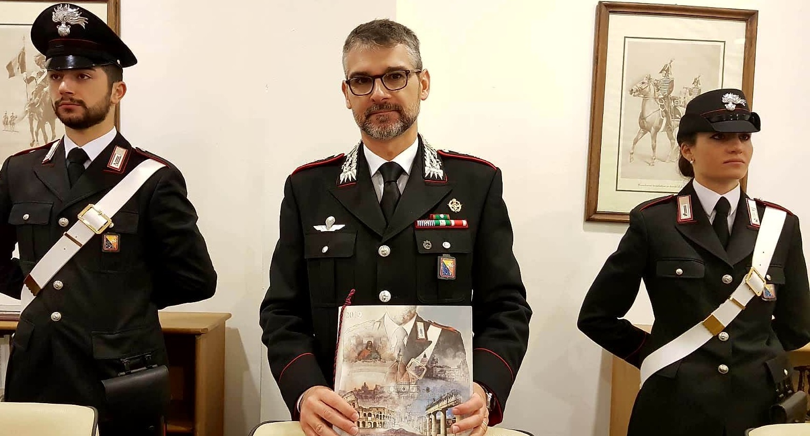 Presentati il calendario storico e l'Agenda 2019 dell'Arma dei carabinieri