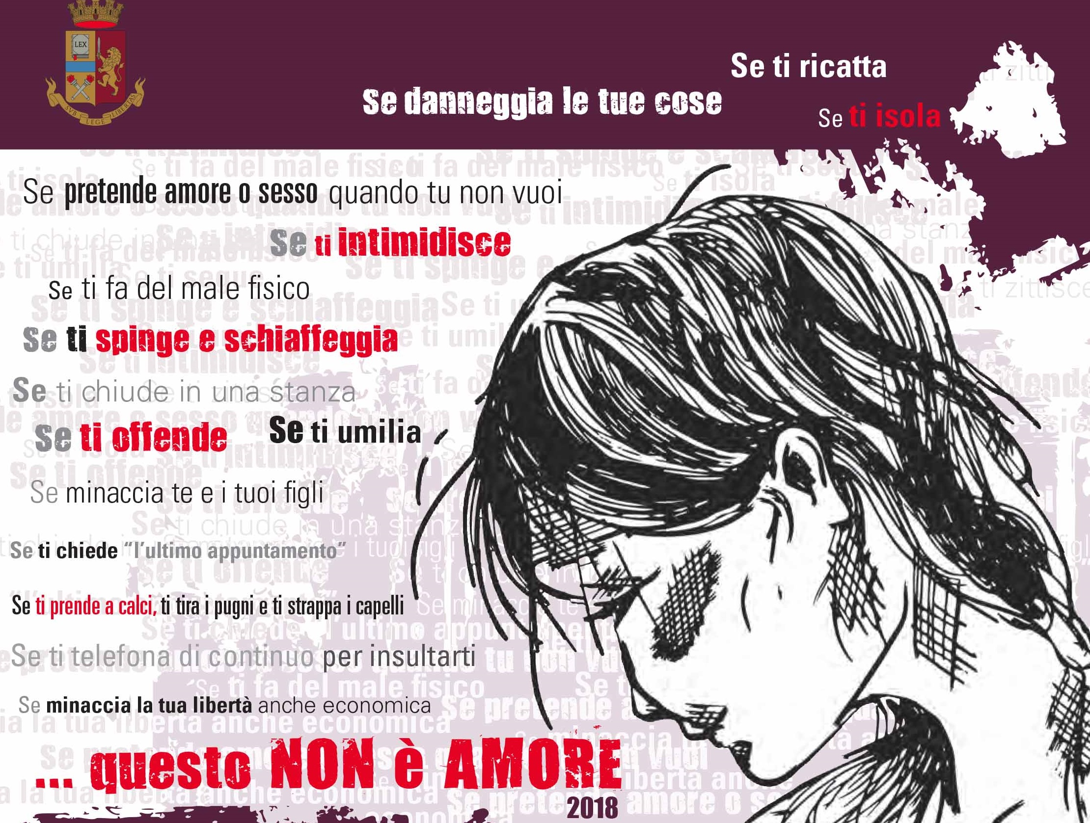 "Questo non è amore”: campagna di sensibilizzazione della polizia contro la violenza sulle donne