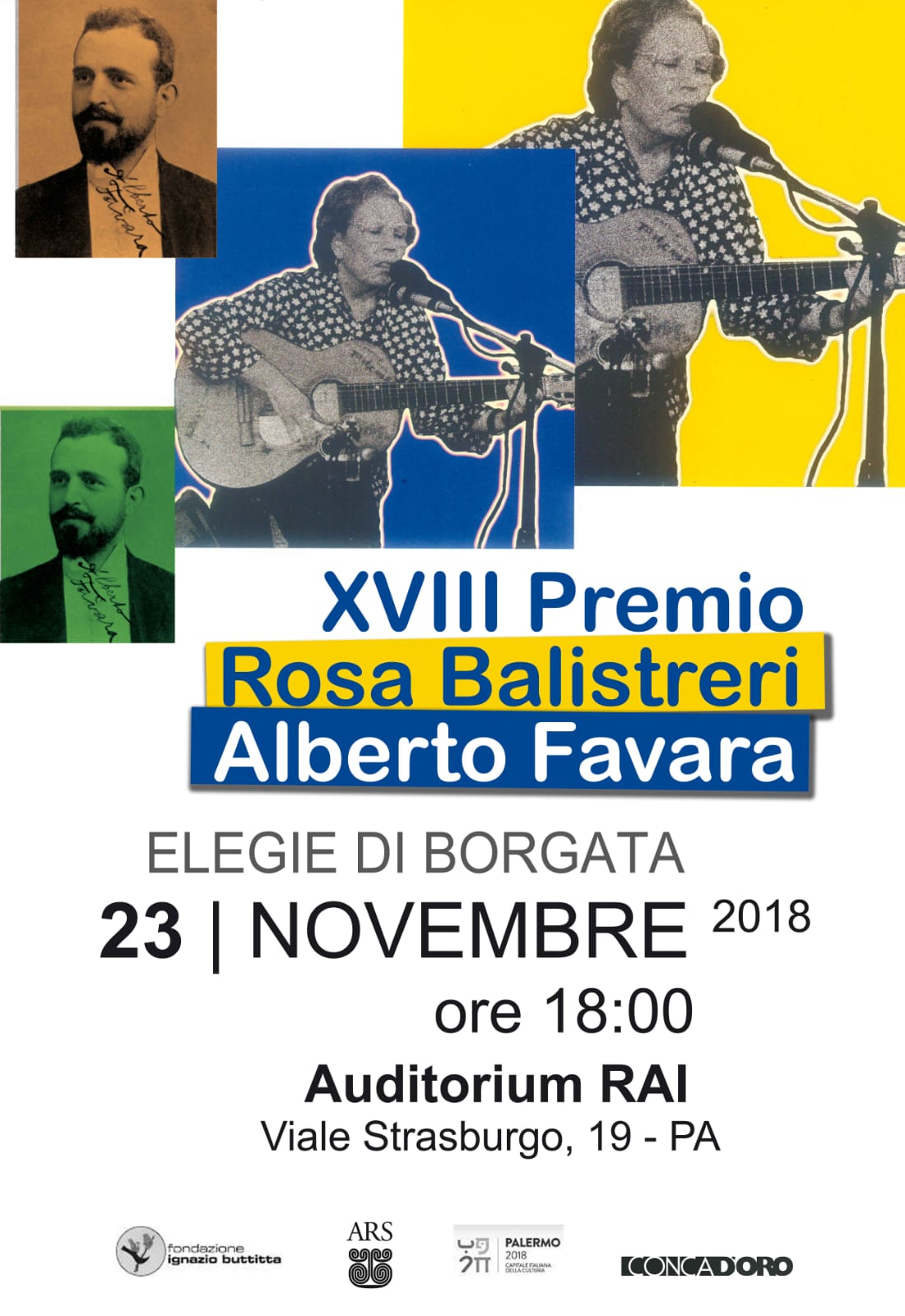 Aspettando la XVIII° edizione del Premio Rosa Balistreri e Alberto Favara