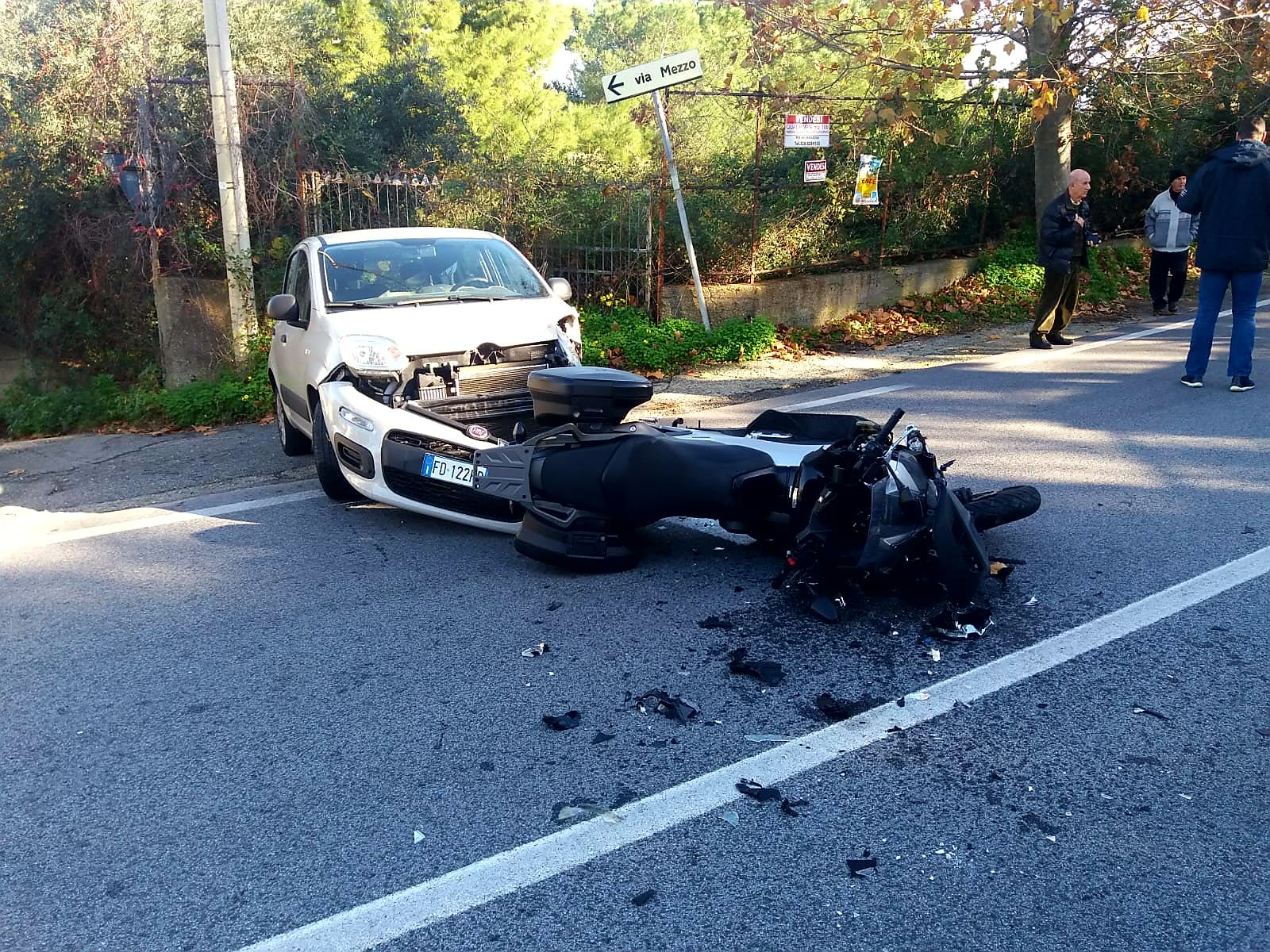 Schianto a Casabianca, carabiniere miracolato