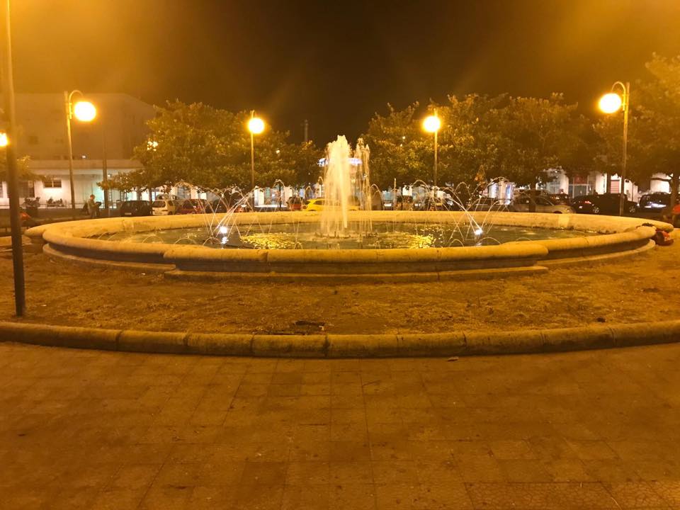 È stata riattivata la fontana di piazza Stazione