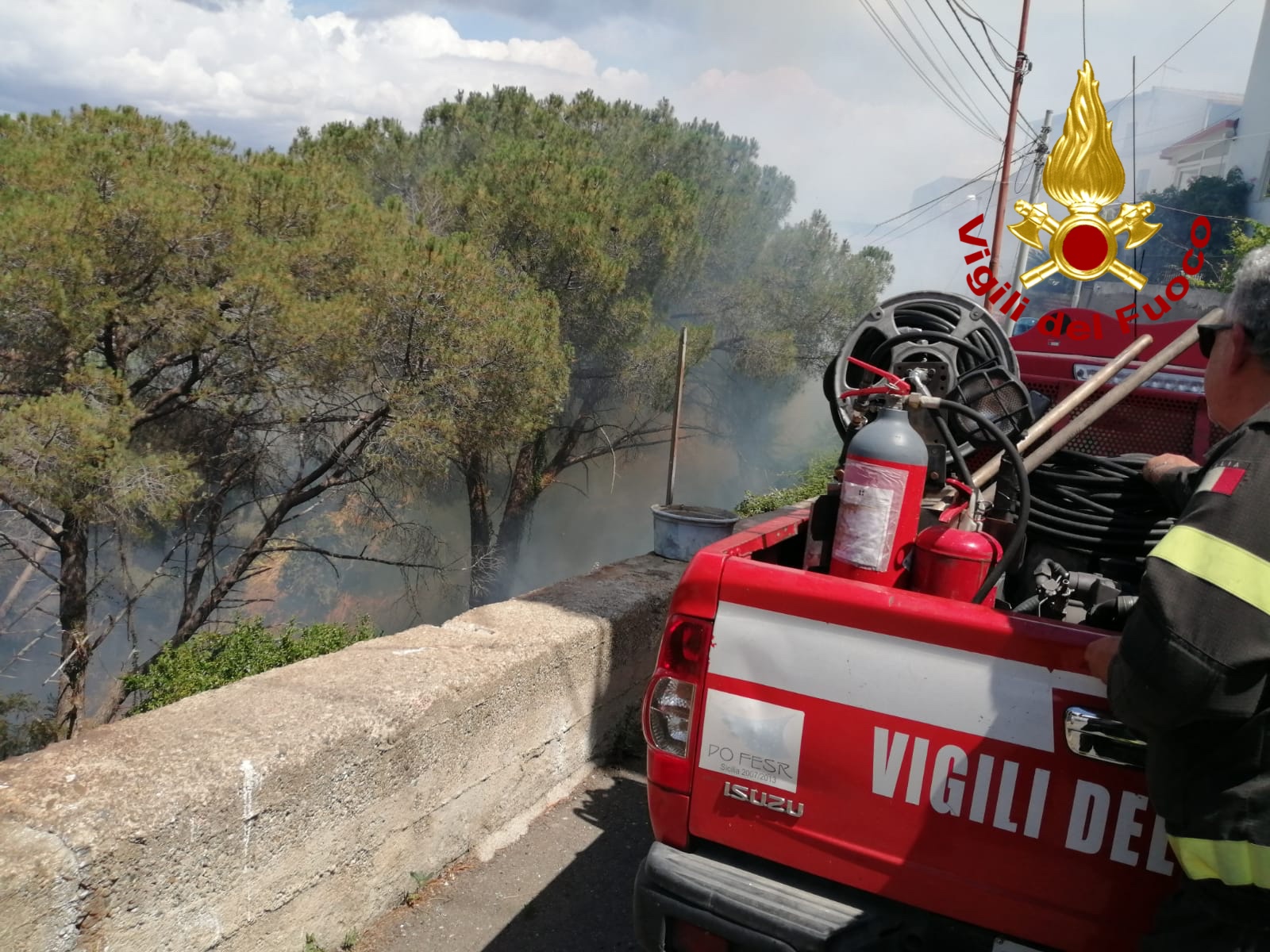 Fiamme a Montepiselli, torna l’incubo incendi