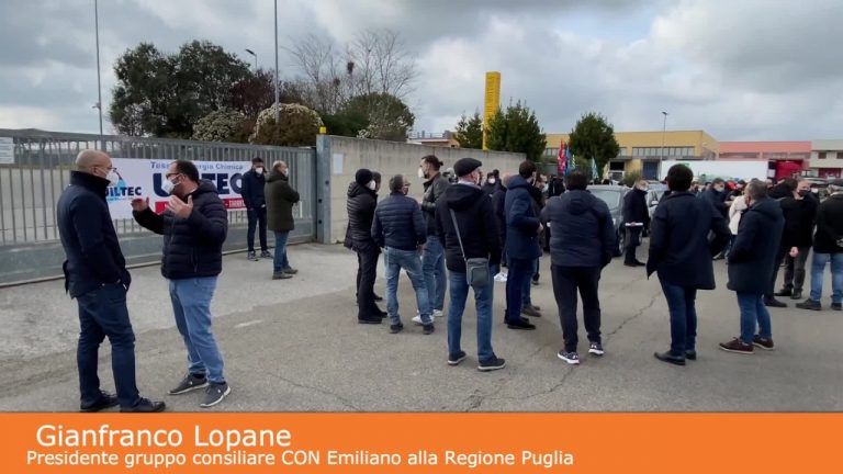 Tessitura Mottola, Lopane “Subito task force regione Puglia”