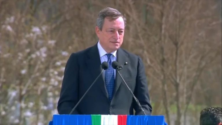 Covid, Draghi a Bergamo “Lo Stato c’è”