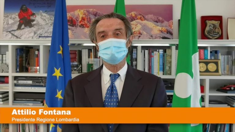 Fontana “Ufficiale, Lombardia in zona gialla da lunedì”