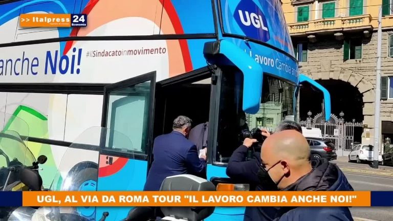 Lavoro, al via il tour dell’Ugl. Trenta tappe in venti giorni