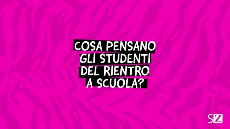 Cosa pensano gli studenti del rientro a scuola?