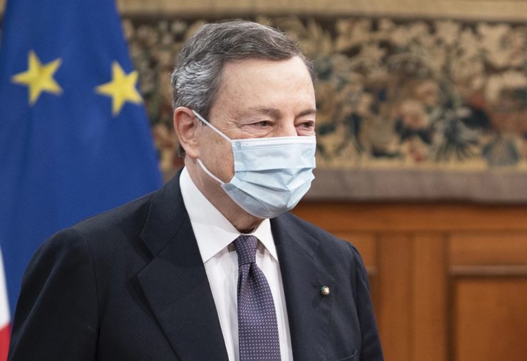 Draghi “I vaccini un bene comune globale, abbattere gli ostacoli”