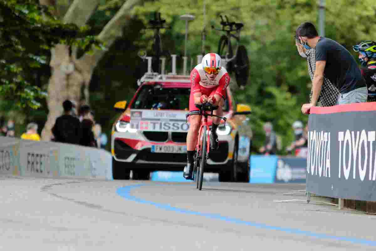 Lafay vince l’ottava tappa al Giro, Valter resta in rosa