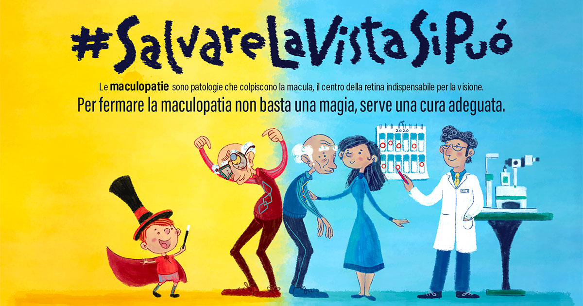 #salvarelavistasipuò, la maculopatia adesso fa meno paura