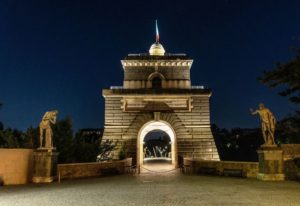 Roma, nuova illuminazione per la Torretta Valadier di Ponte Milvio