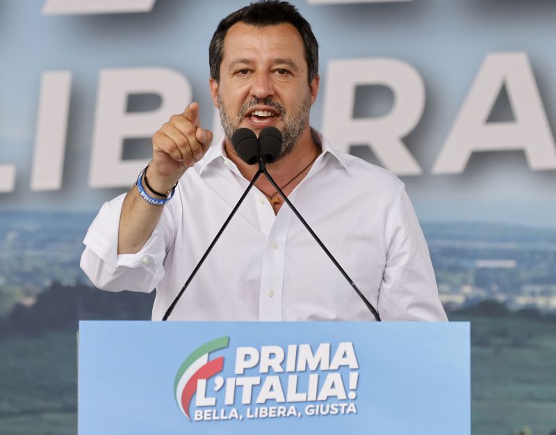 Lega manifesta a Roma, Salvini “Il centrodestra deve unirsi”