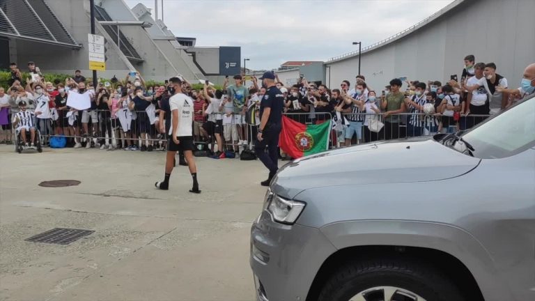 Tifosi in delirio per Cristiano Ronaldo