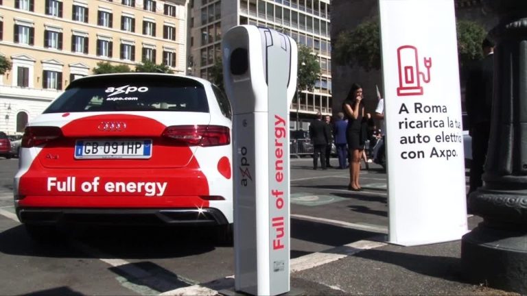 Mobilità elettrica, a Roma arrivano le colonnine di ricarica di Axpo Italia