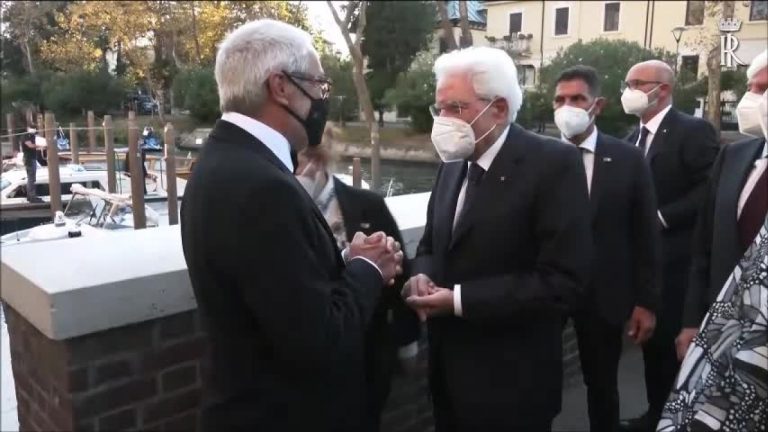 Mattarella inaugura la Mostra del cinema di Venezia