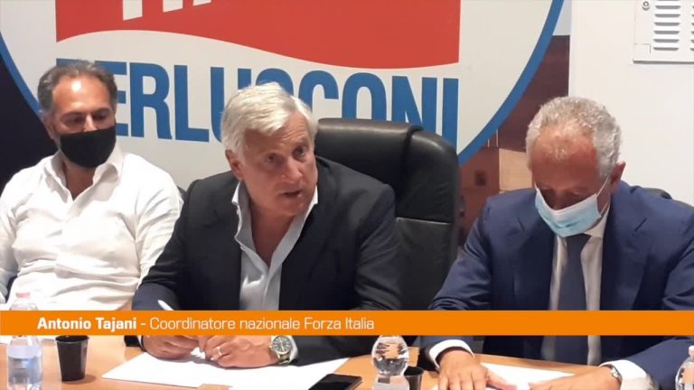 Amministrative, Tajani: “A Napoli vogliamo vincere, FI determinante”