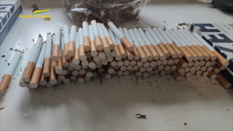 Contrabbando, sequestrati 1.250 chili di tabacco a Rieti