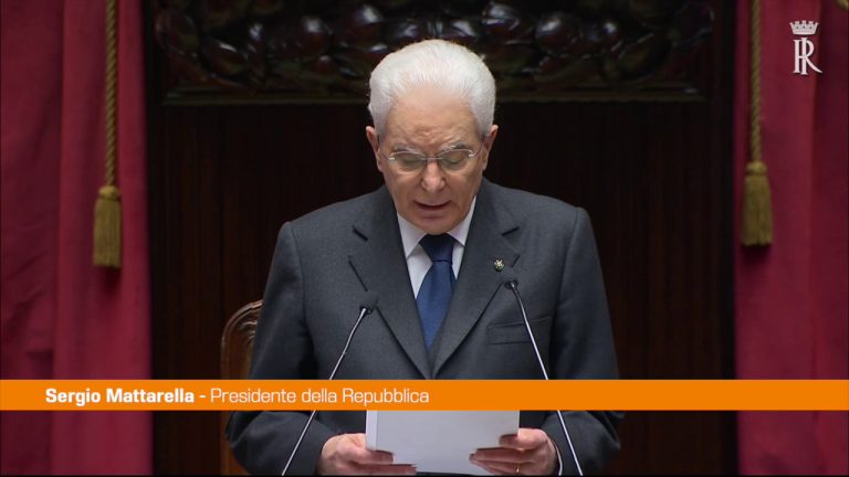 Mattarella “Inaccettabili venti di scontro dopo decenni di pace”