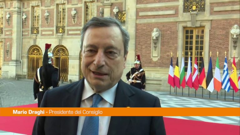 Ucraina, Draghi “Italia e Francia allineate con il resto dell’Ue”