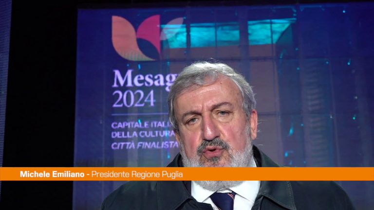 Capitale Cultura 2024, Emiliano: “Mesagne candidatura della Puglia”