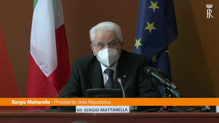 Mattarella “Rilanciare il ruolo del Consiglio d’Europa”