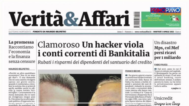 Bechis “Con Verità&Affari l’informazione economica per i cittadini”