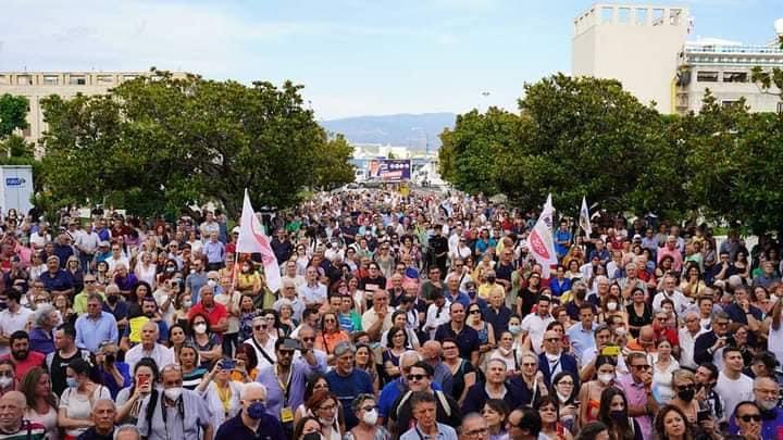 Bagno di folla per Conte: “Messina merita di più, non uno come De Luca che vi ha abbandonato”