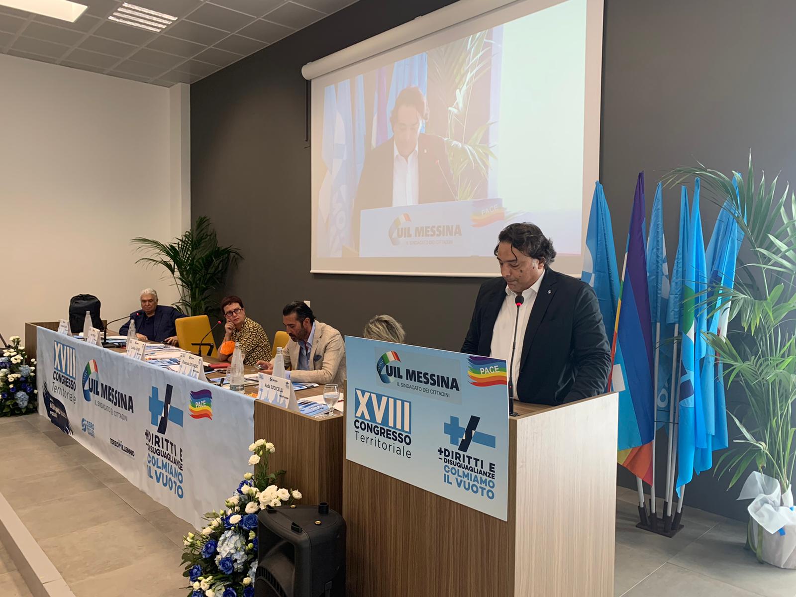 Congresso Uil Messina, rieletto Ivan Tripodi