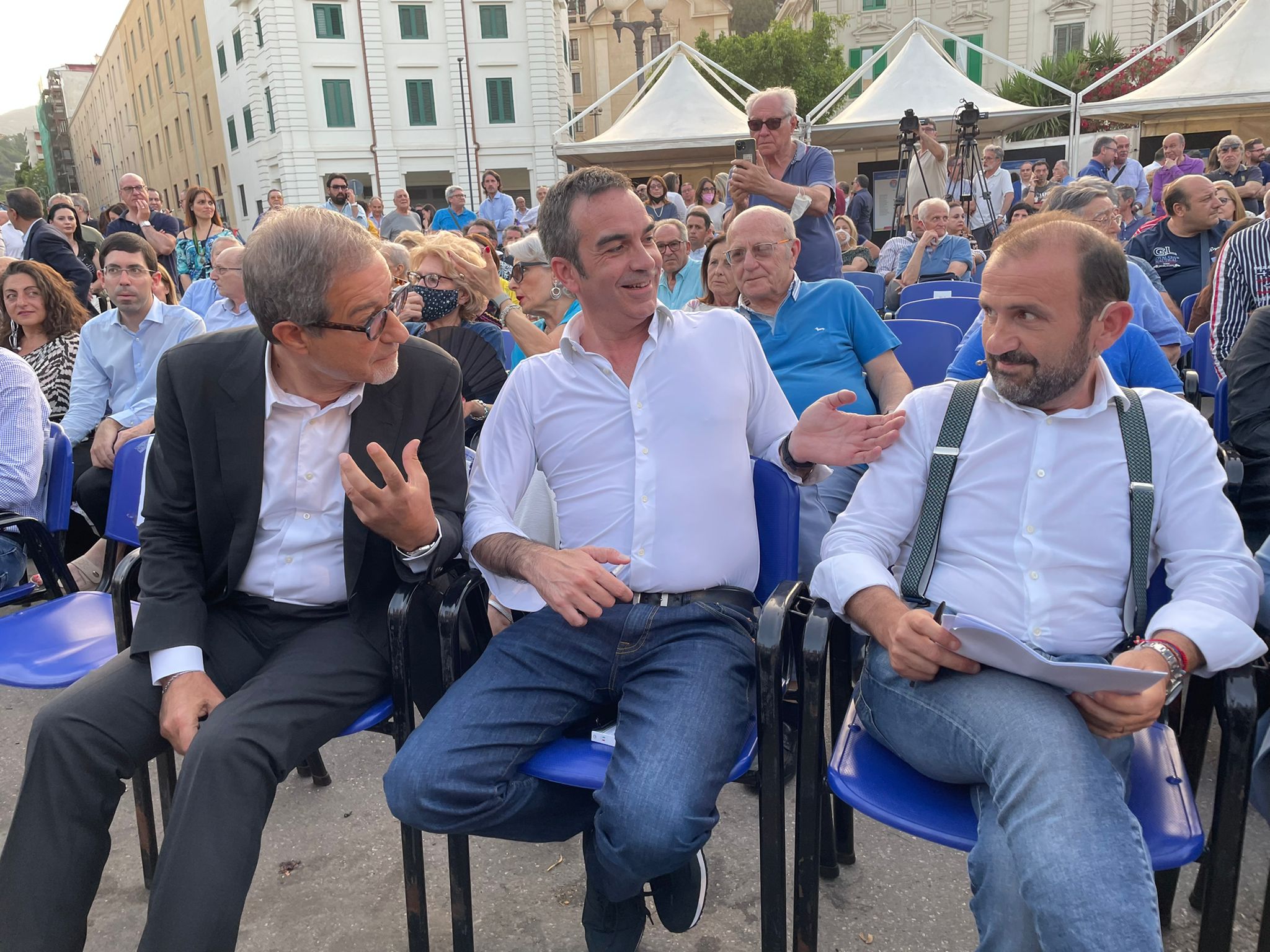 Croce incontra i presidenti di Sicilia e Calabria: “Ecco la mia visione di città dello Stretto”