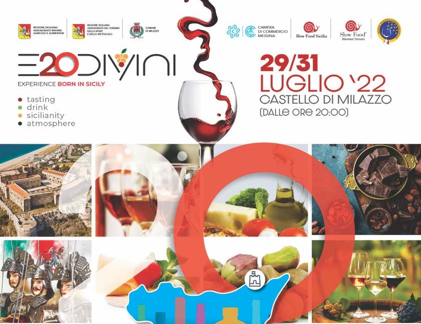 Enogastronomia, dal 29 al 31 luglio torna a Milazzo “Experience Born in Siciliy”