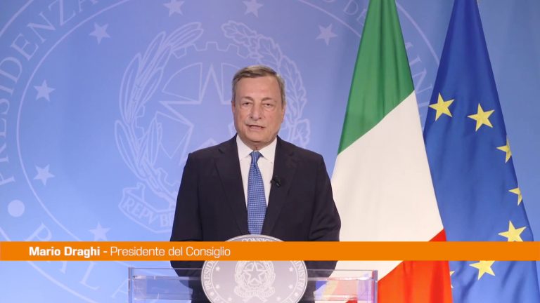 Draghi “L’Italia rimane al fianco dell’Ucraina”