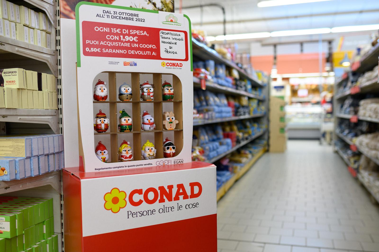 I gufi di Conad per aiutare gli ospedali e i bambini