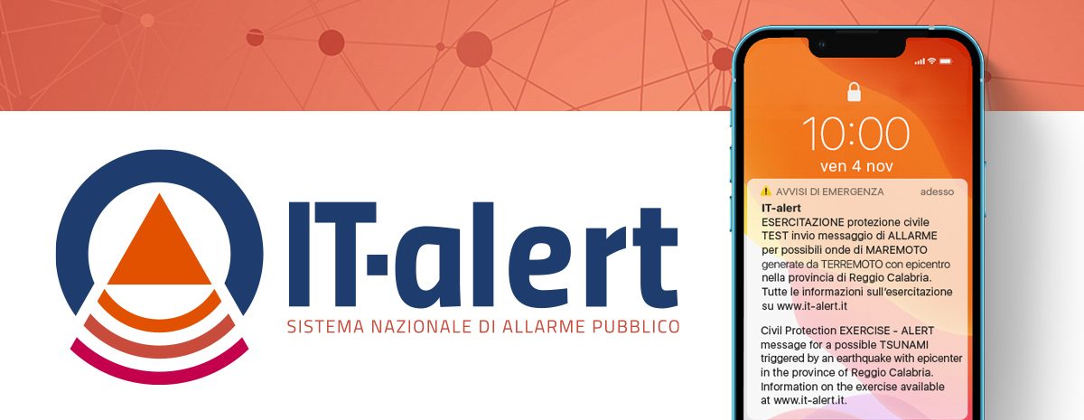 IT-alert, il 5 luglio in Sicilia i cellulari saranno raggiunti da un messaggio di test