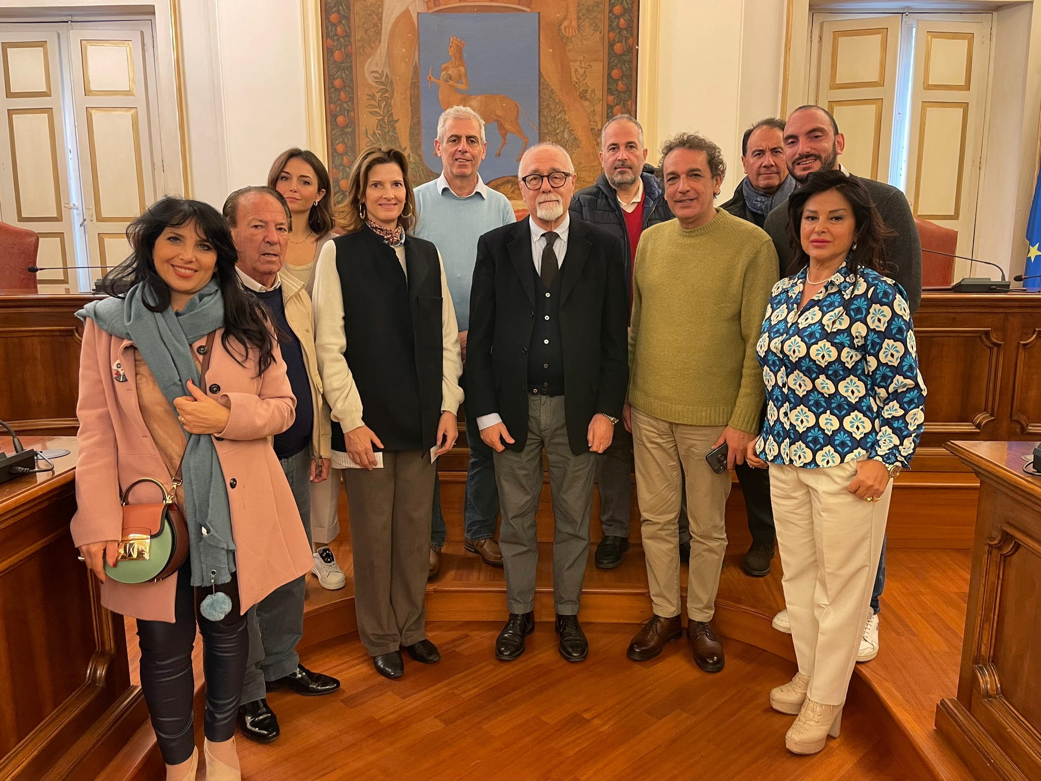 Taormina, gradita visita della principessa Elena