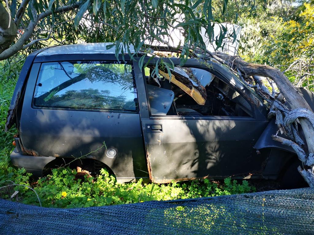 Rinvenuto cimitero di auto: una denuncia e 28 sanzioni