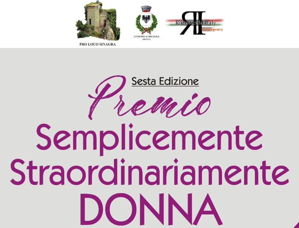 Sinagra: domenica “Semplicemente Straordinariamente Donna”