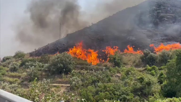 Emergenza incendi, giornata di inferno a Messina