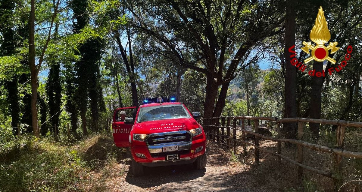 Ciclista ferito soccorso sui colli Sarrizzo