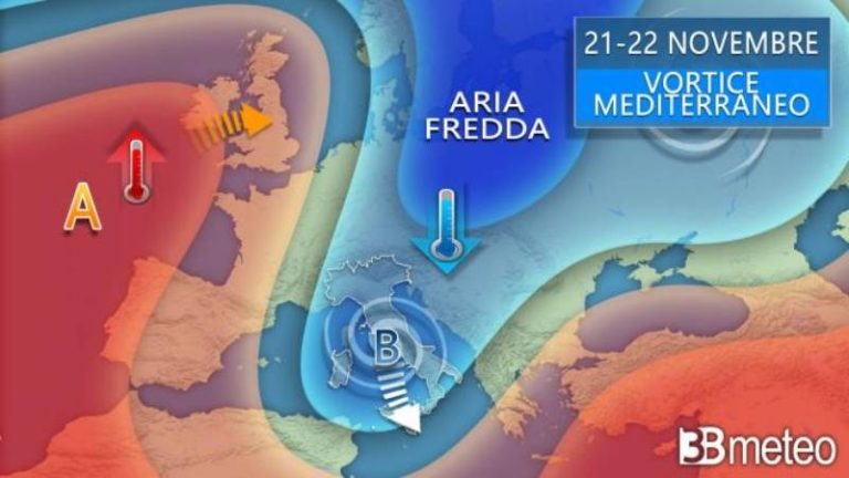 Dalla Scozia alla Sicilia, il ciclone porta pioggia e vento